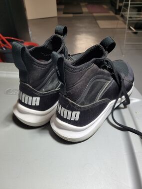 PUMA Women's Black Slip-On Athletic Sneakers